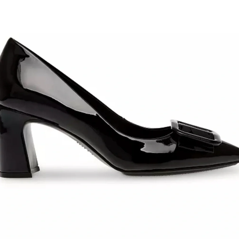 New Anne Klein Women's Bentley Buckle Block Heel Pumps size 9.5